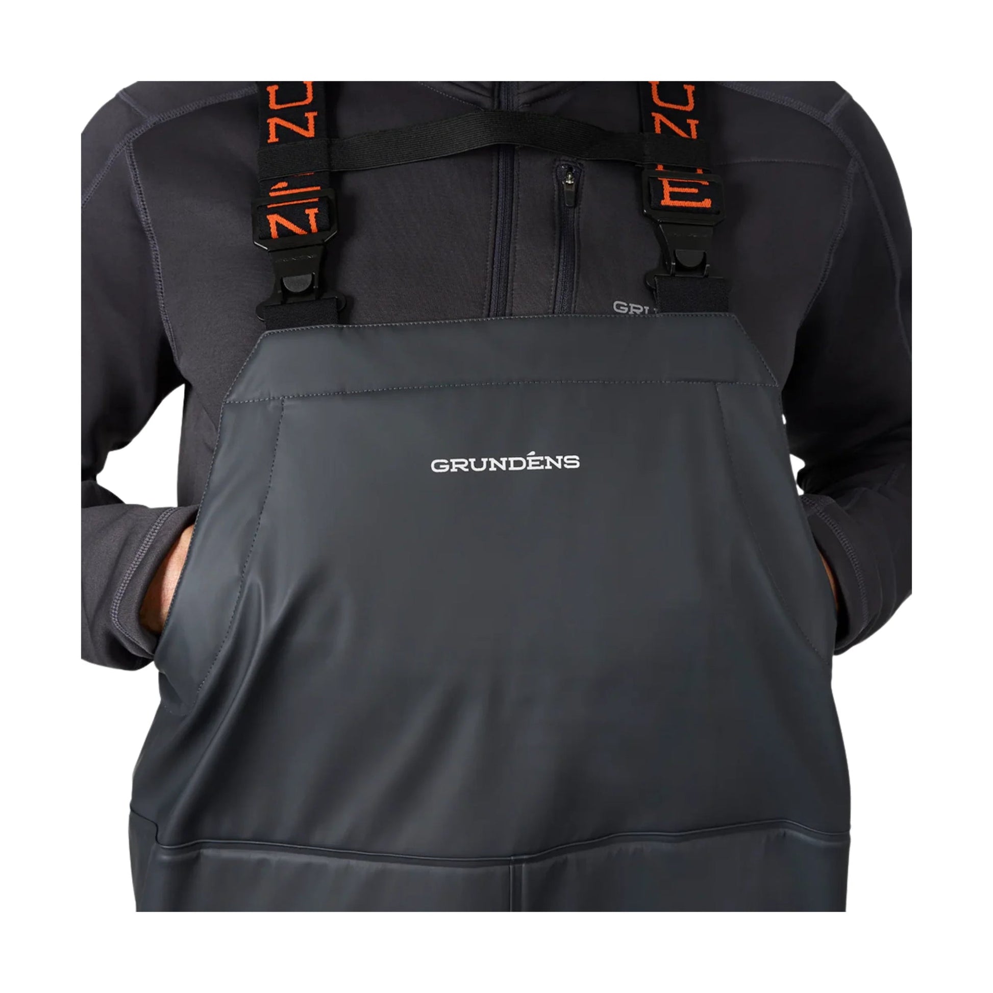 Grundens Men's Neptune Thermo Bib - Anchor by Lenny's Shoe & Apparel