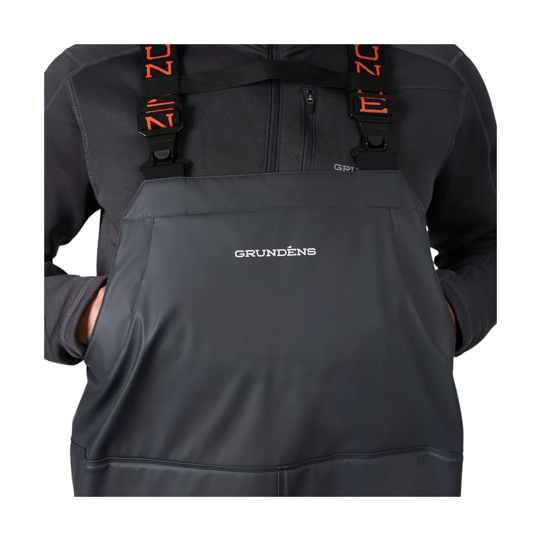 Grundens Men's Neptune Thermo Bib - Anchor by Lenny's Shoe & Apparel