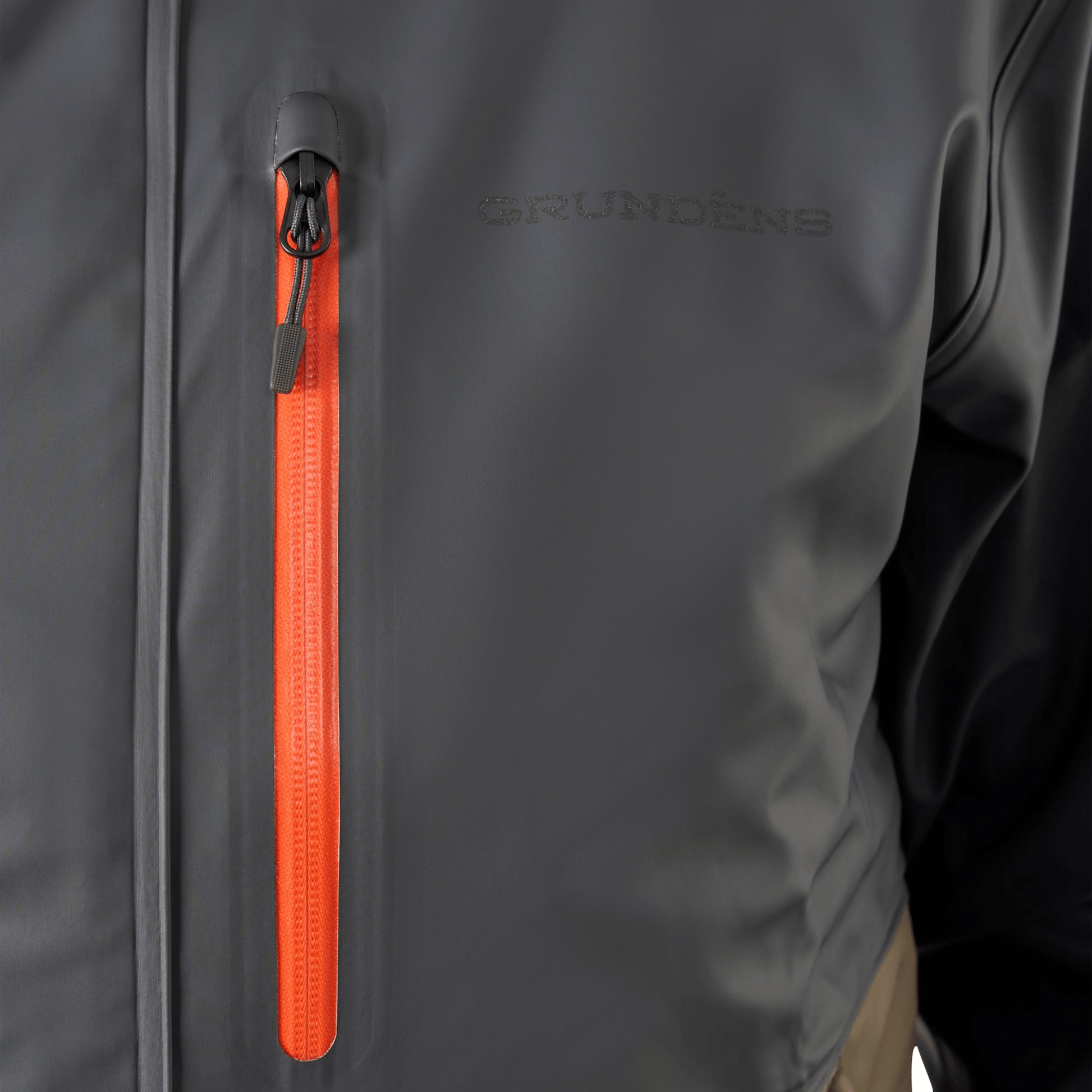 Grundens Men's Tourney Pro Jacket - Anchor/Otter by Lenny's Shoe & Apparel