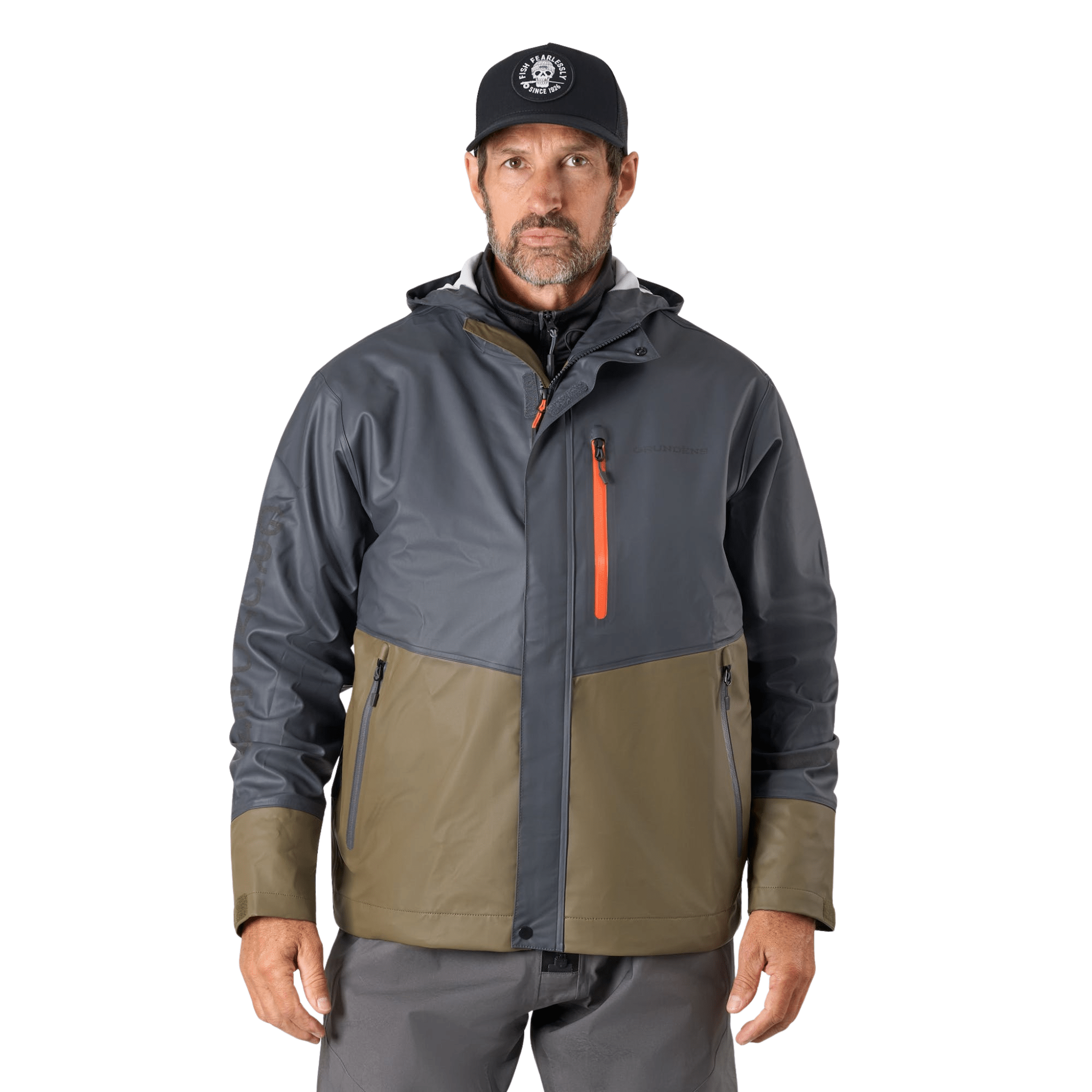 Grundens Men's Tourney Pro Jacket - Anchor/Otter by Lenny's Shoe & Apparel