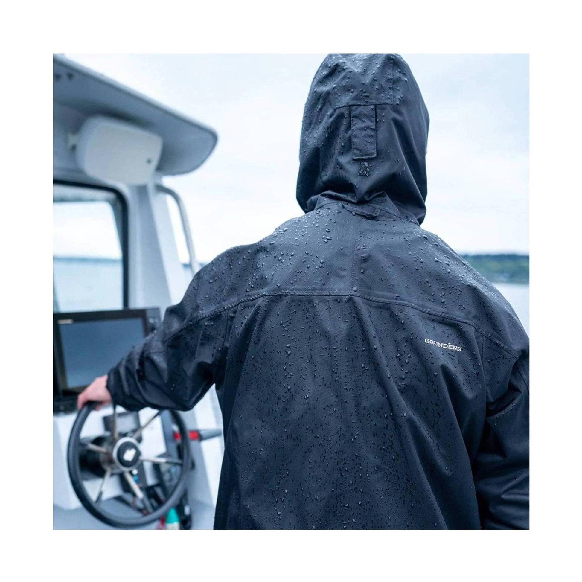 Grundens Men's Weather Watch Jacket - Black by Lenny's Shoe & Apparel