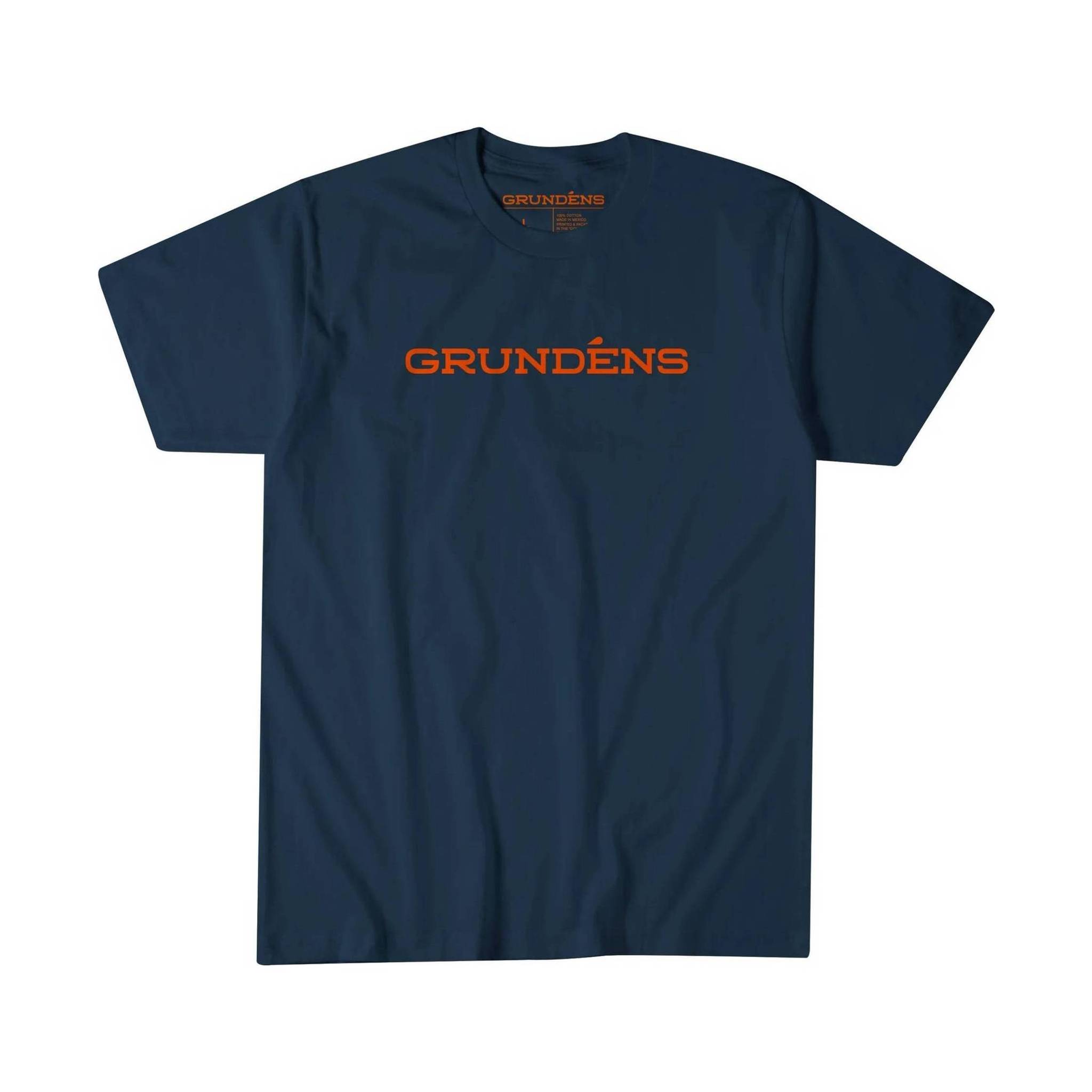 Grundens Men's Wordmark T-Shirt - Navy by Lenny's Shoe & Apparel