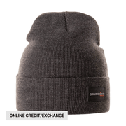 Grundens Watchhouse Beanie Logo - Black Heather by Lenny's Shoe & Apparel