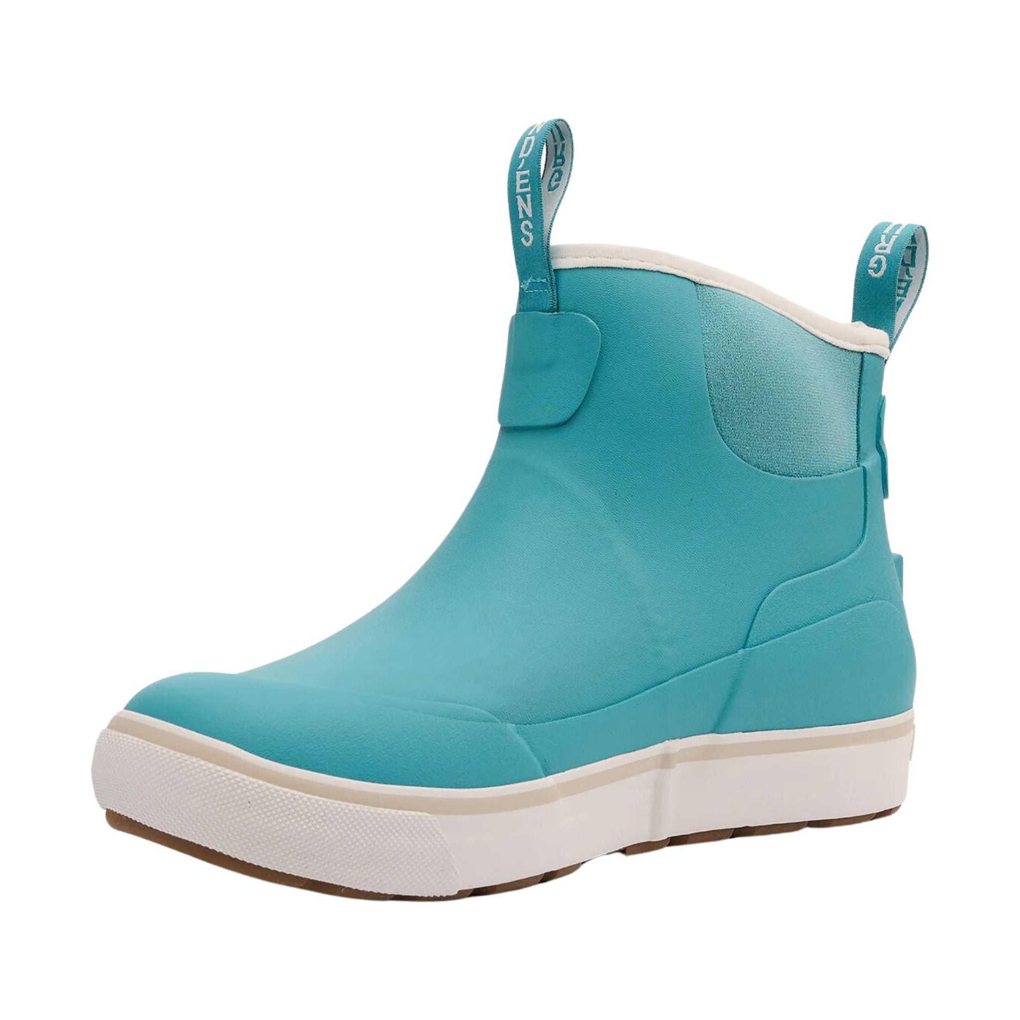 Grundens Women's Deck Boss Ankle Boot - Gulf Blue by Lenny's Shoe & Apparel