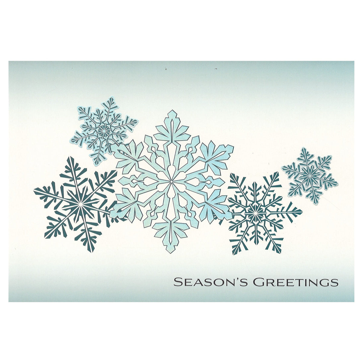 Season's Favorites - Snowflake Greetings (Glacier Blue & Silver)