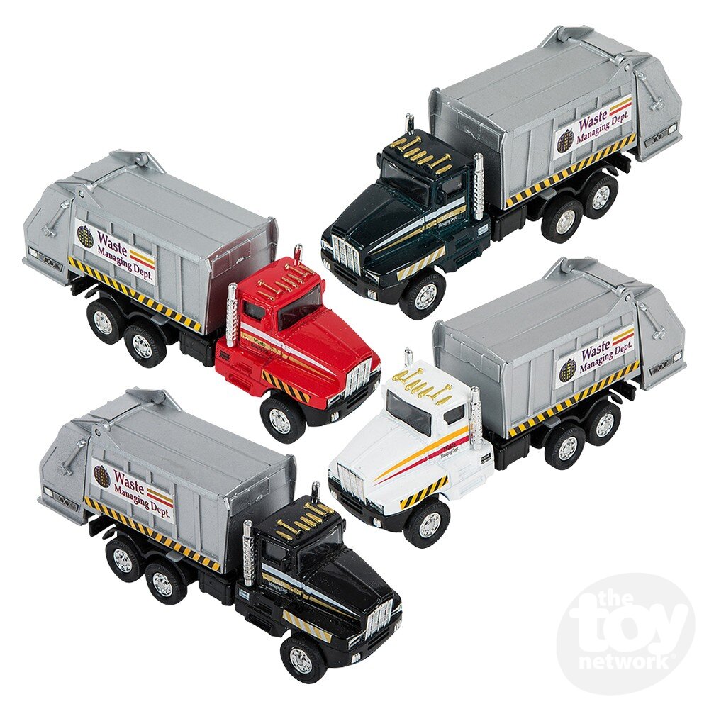 Diecast Pullback Garbage Truck 6" by Homeportonline
