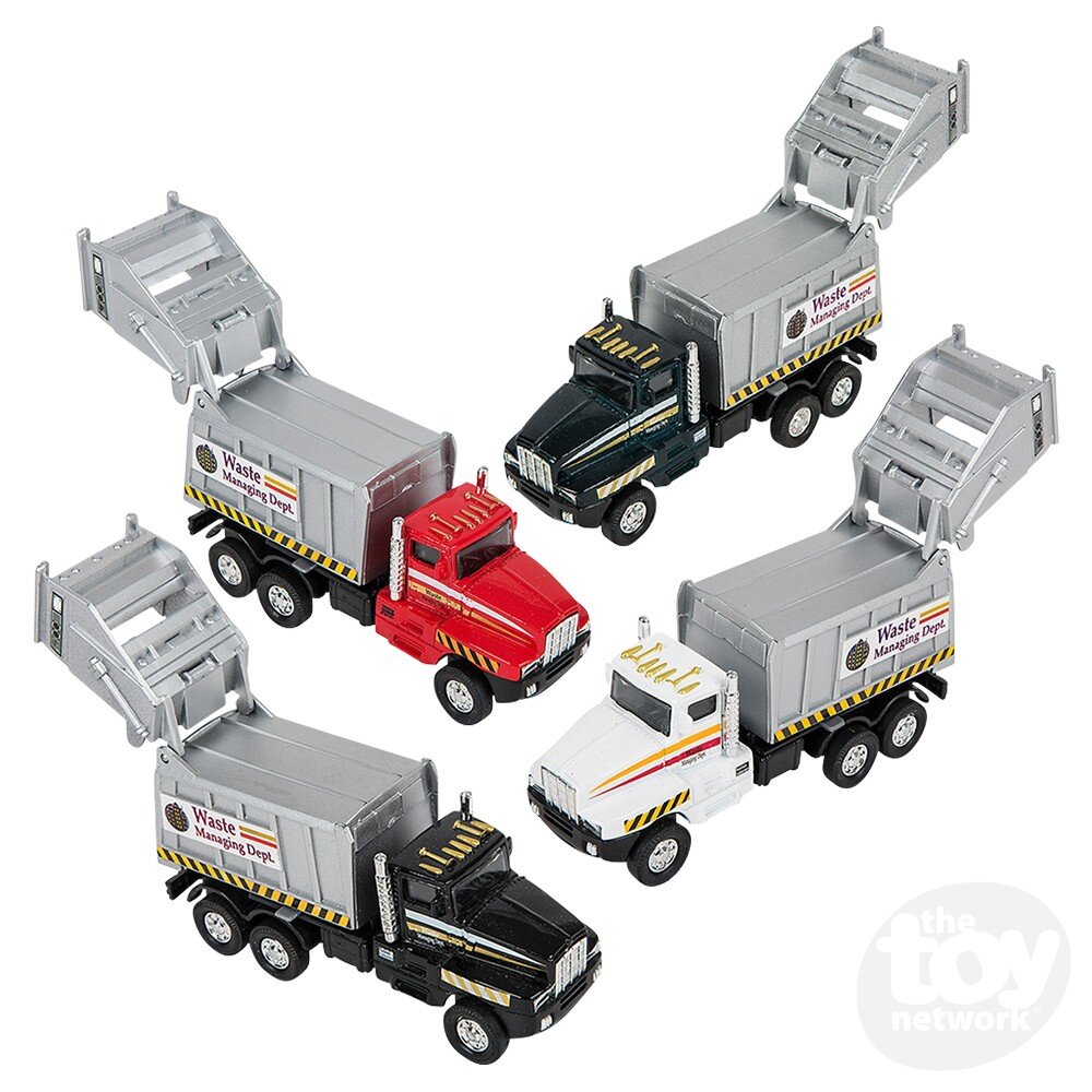 Diecast Pullback Garbage Truck 6" by Homeportonline