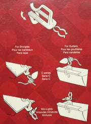 100-Pack Plastic Light Hanging Kit