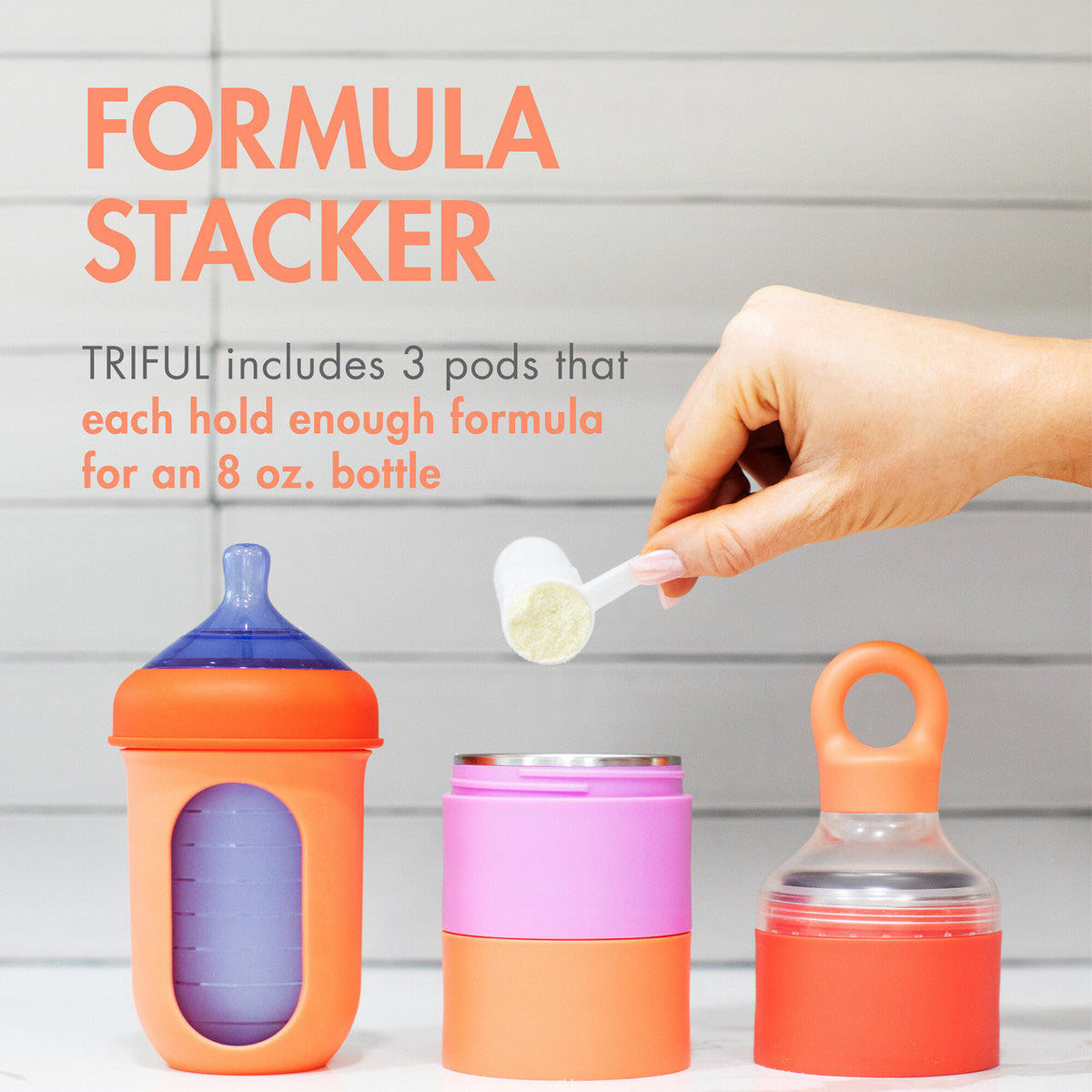 Triful | Stainless Steel Formula Stacker