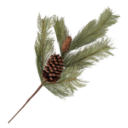 Natural Pine and Pinecone Decorative Pick - 27 Inches