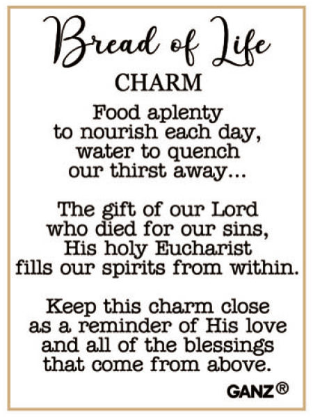Bread of Life Charm - A Cherished Symbol of Faith