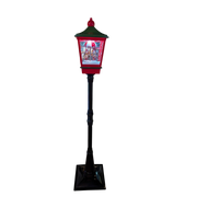 Lighted Musical Lamp Post - Carousel of Christmas Joy
