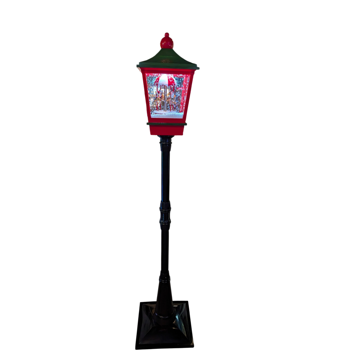 Lighted Musical Lamp Post - Carousel of Christmas Joy