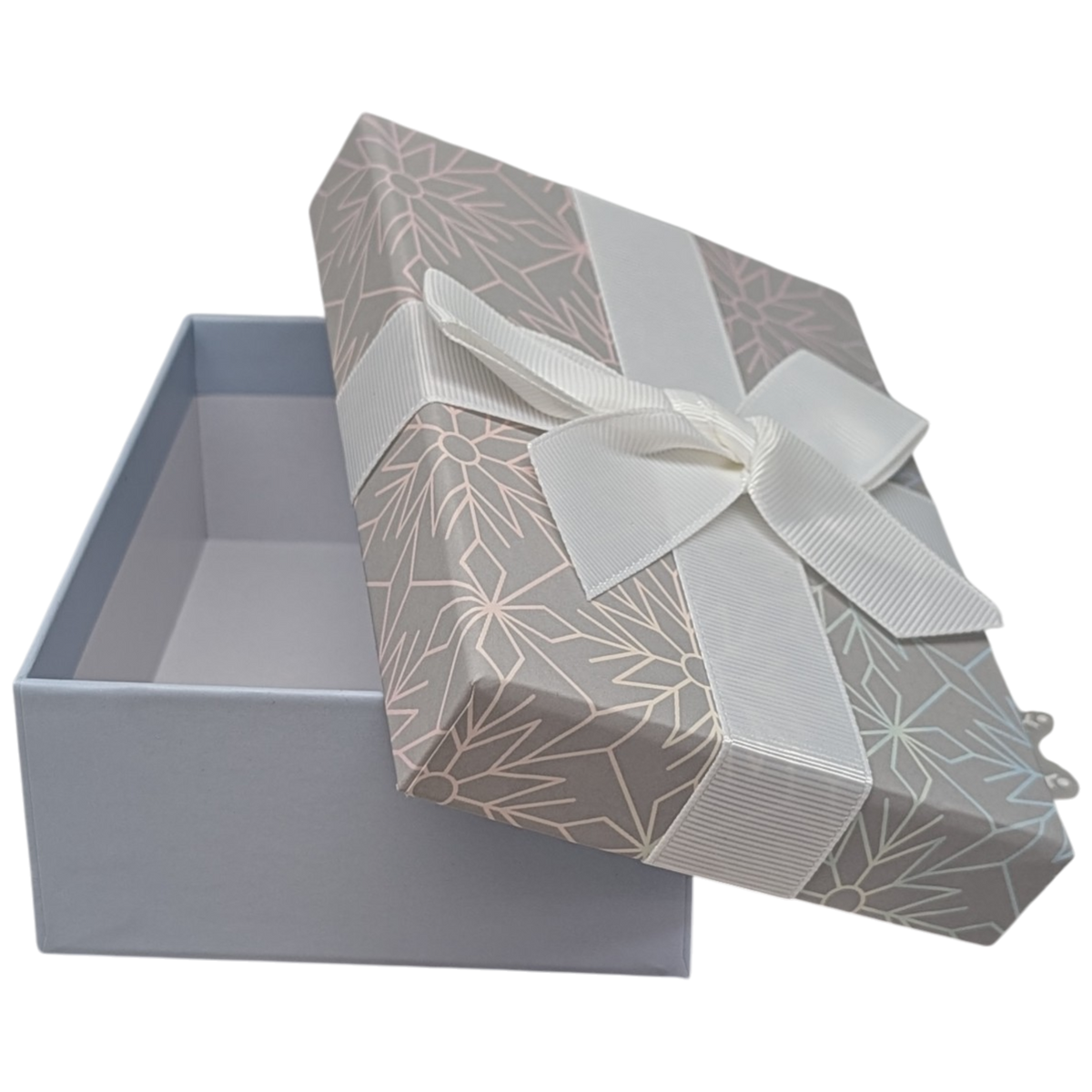 Gift Box for Gift Cards - 5" x 3.75" -  Lavender Snowflakes