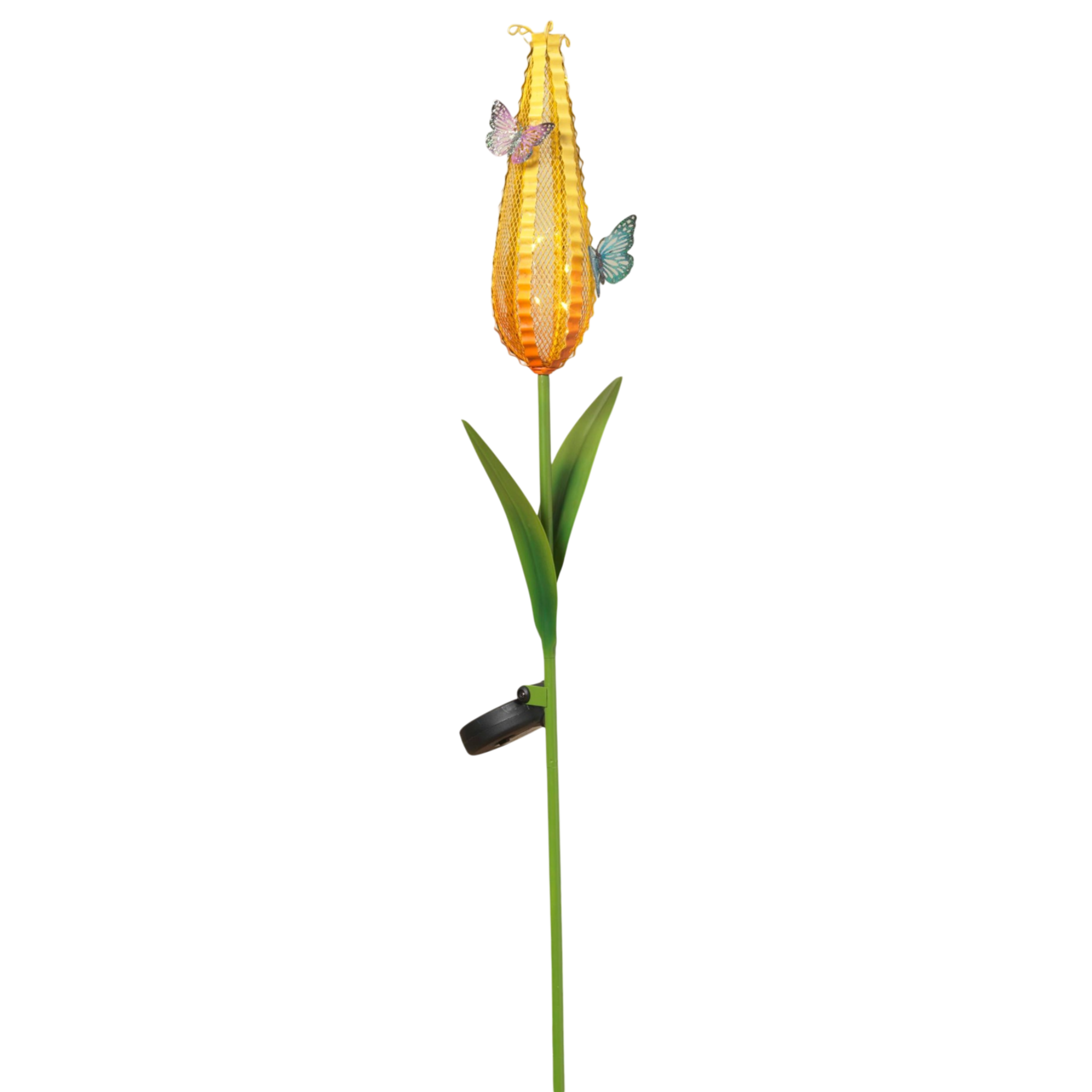Butterfly Meadow Mesh Solar Flower Stake -