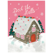 Candy Shoppe Christmas Card Set - Deck the Halls Gingerbread House