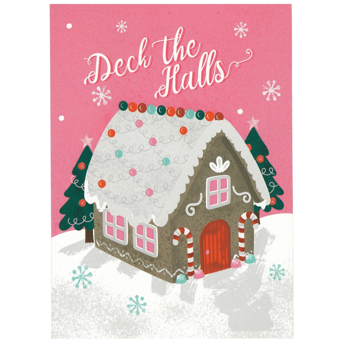 Candy Shoppe Christmas Card Set - Deck the Halls Gingerbread House