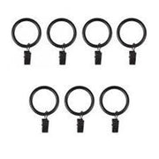 Rings Cappa Clip Rings Up To 1.25in Black by Homeportonline