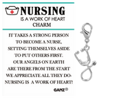 Nursing is a Work of Heart Charm