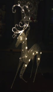 36 inch Acrylic Deer White