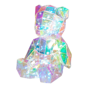 Lighted Holographic Bear in a Gift Box - 7 Inch