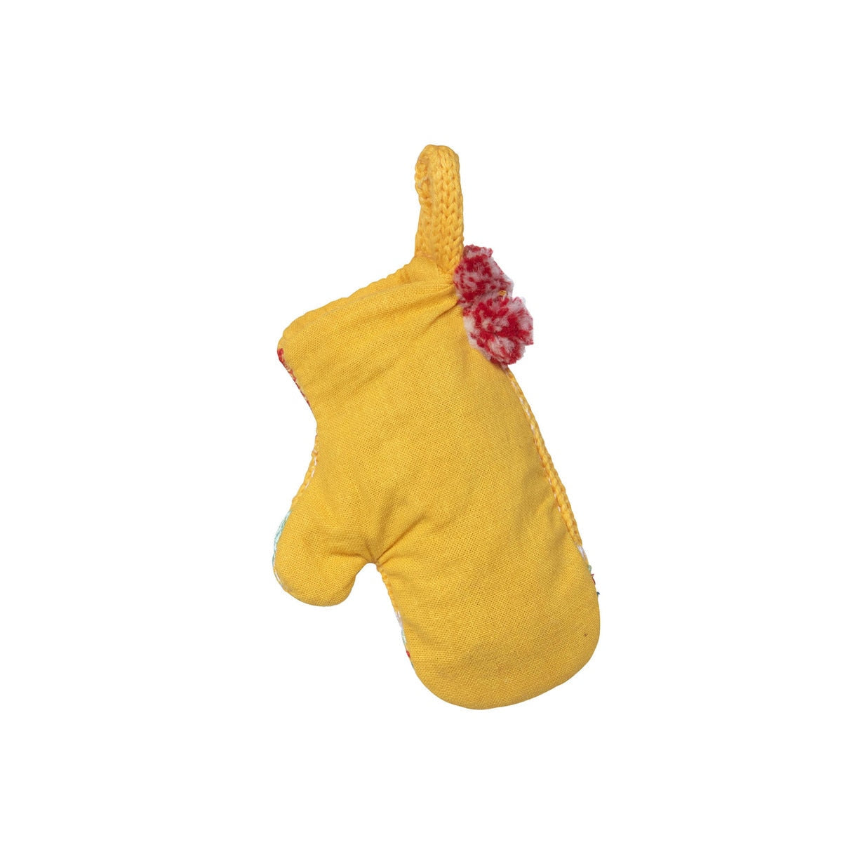 Yellow Mitten Ornament