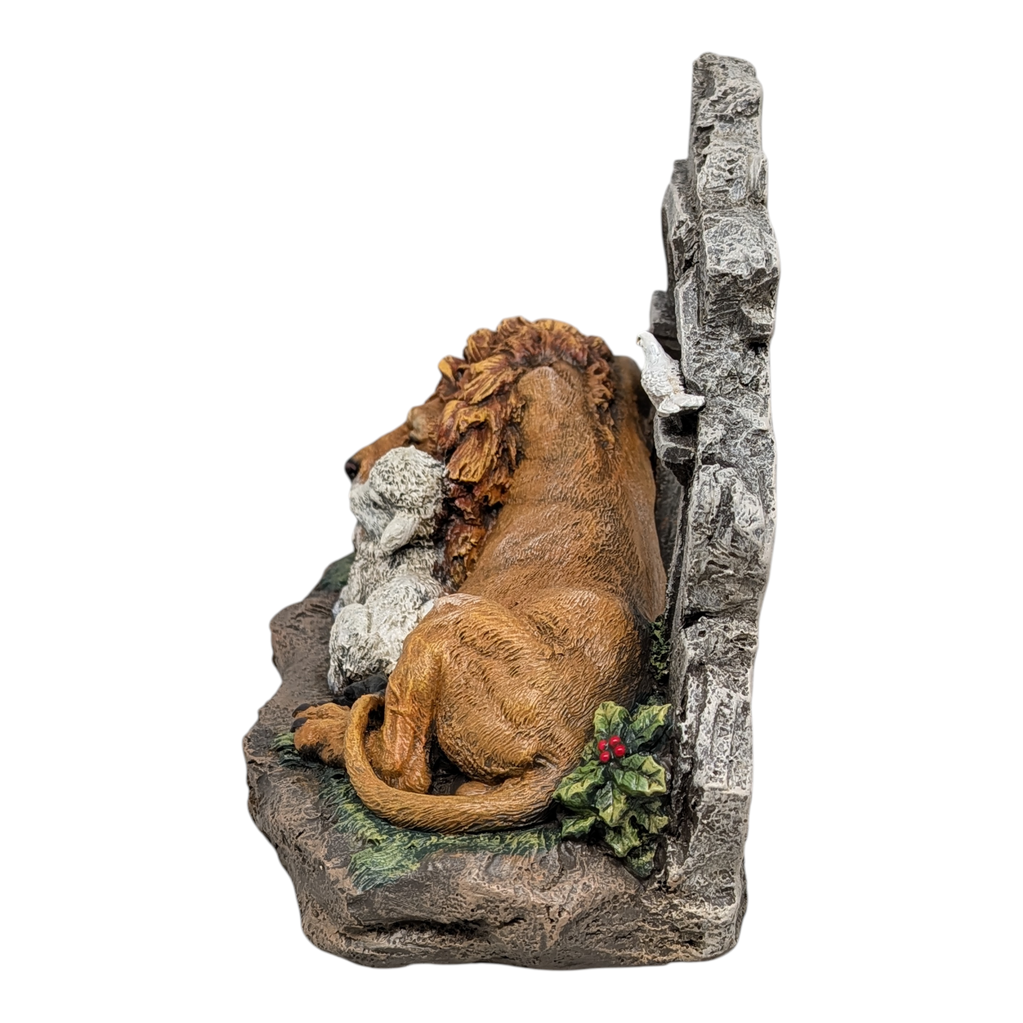 Lion And Lamb Sleeping Figurine