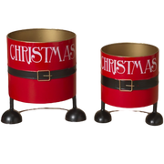 Santa's Merry Planter -