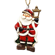 Clay-Style Santa Ornament - Lantern