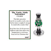 Lucky Little Nutcracker Charm - Green