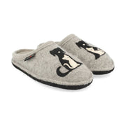 Haflinger Canegatto Slippers - Grey by Lenny's Shoe & Apparel