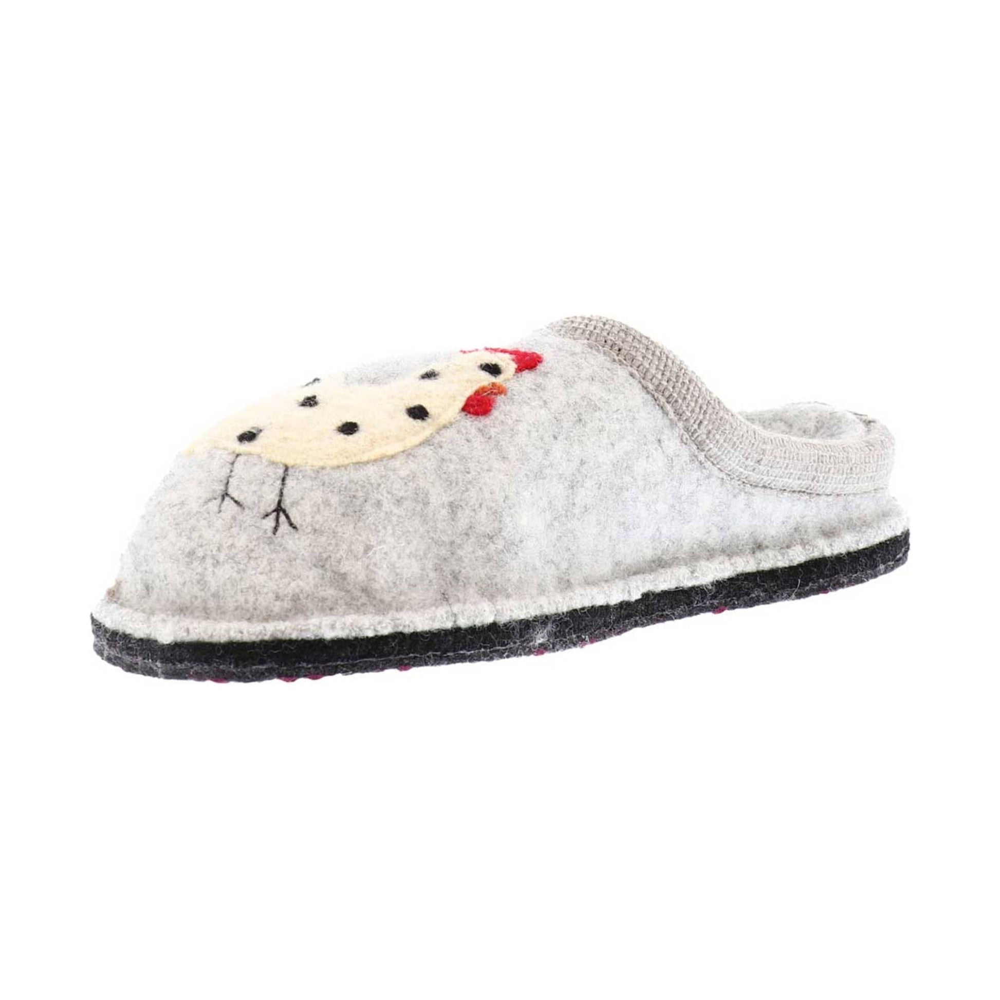 Haflinger Chicken Slippers - Grey by Lenny's Shoe & Apparel
