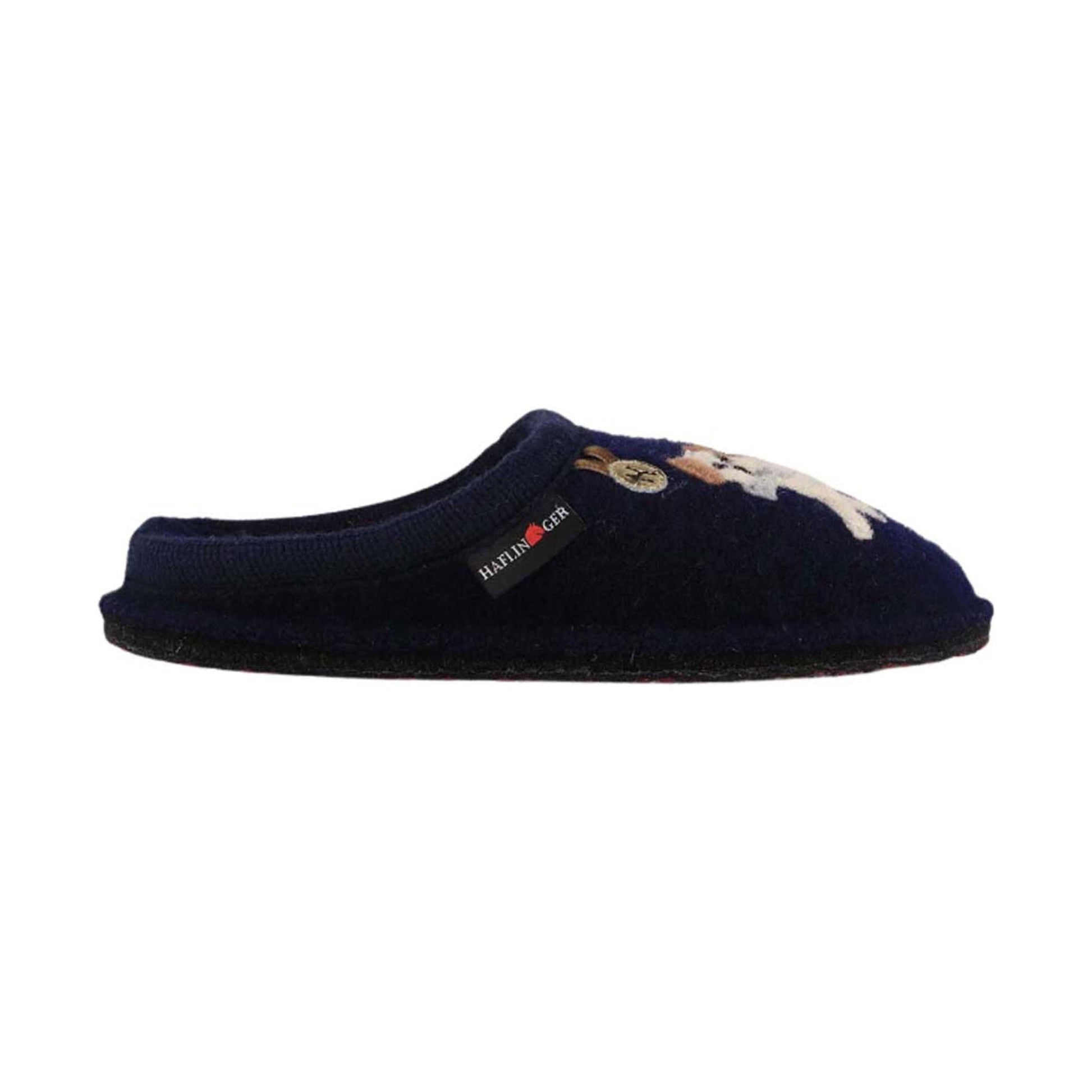 Haflinger Fido Slippers - Blue by Lenny's Shoe & Apparel