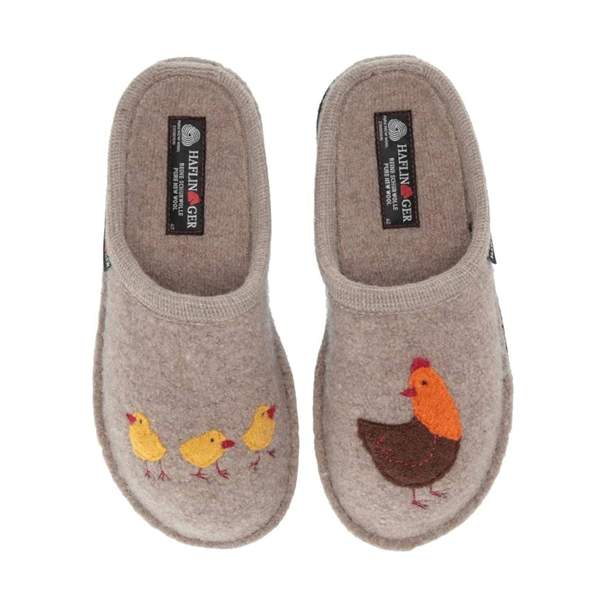 Haflinger Gallina Slippers - Natural by Lenny's Shoe & Apparel