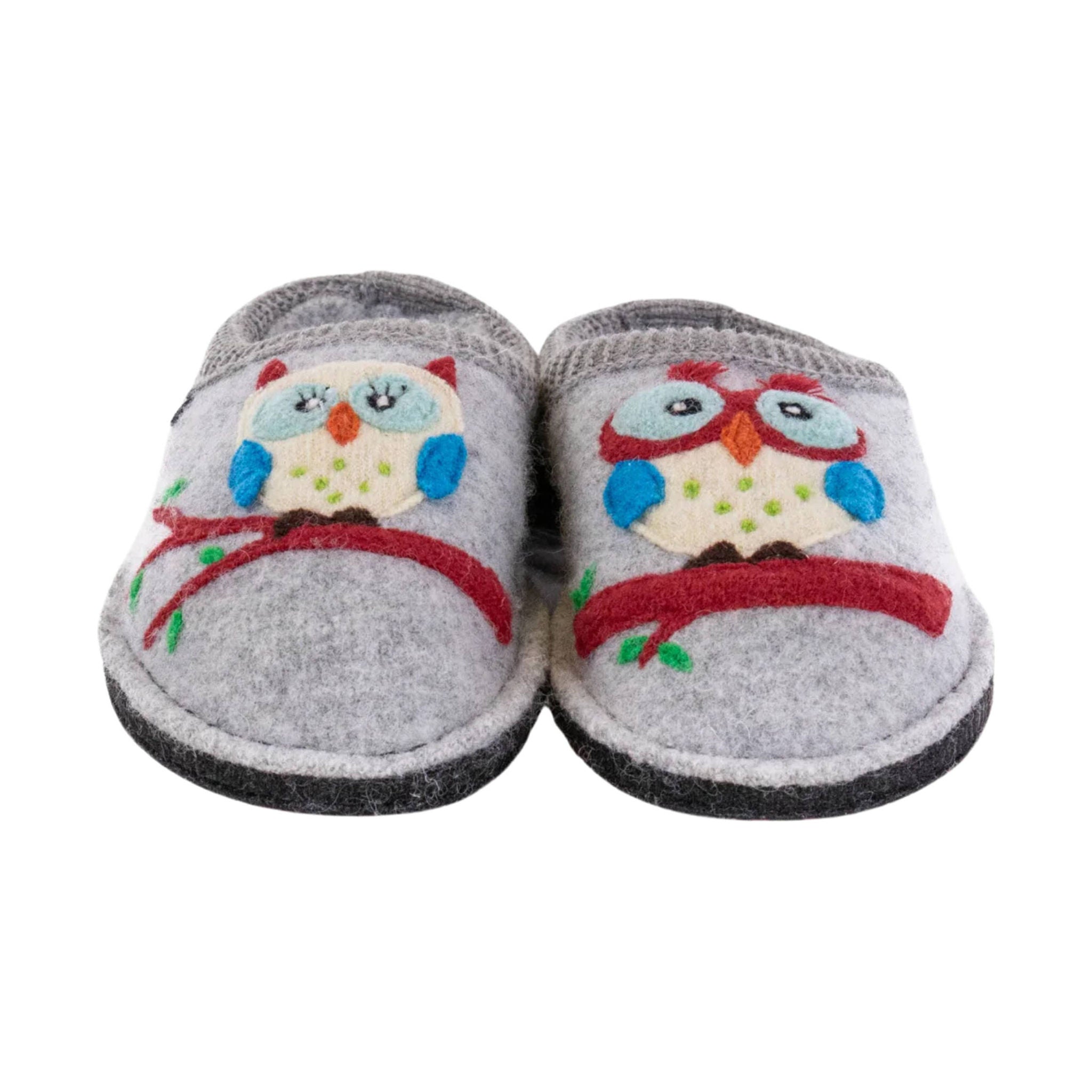 Haflinger Olivia Slippers - Grey by Lenny's Shoe & Apparel