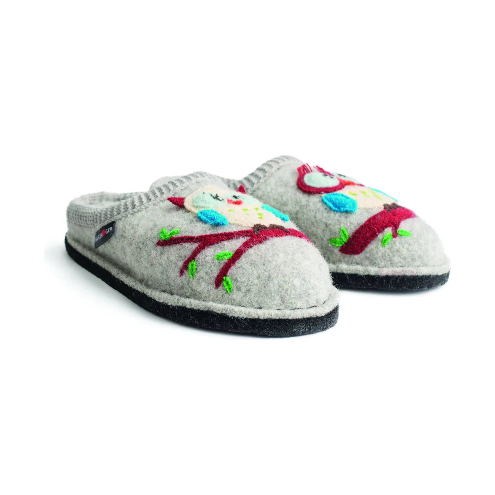 Haflinger Olivia Slippers - Grey by Lenny's Shoe & Apparel