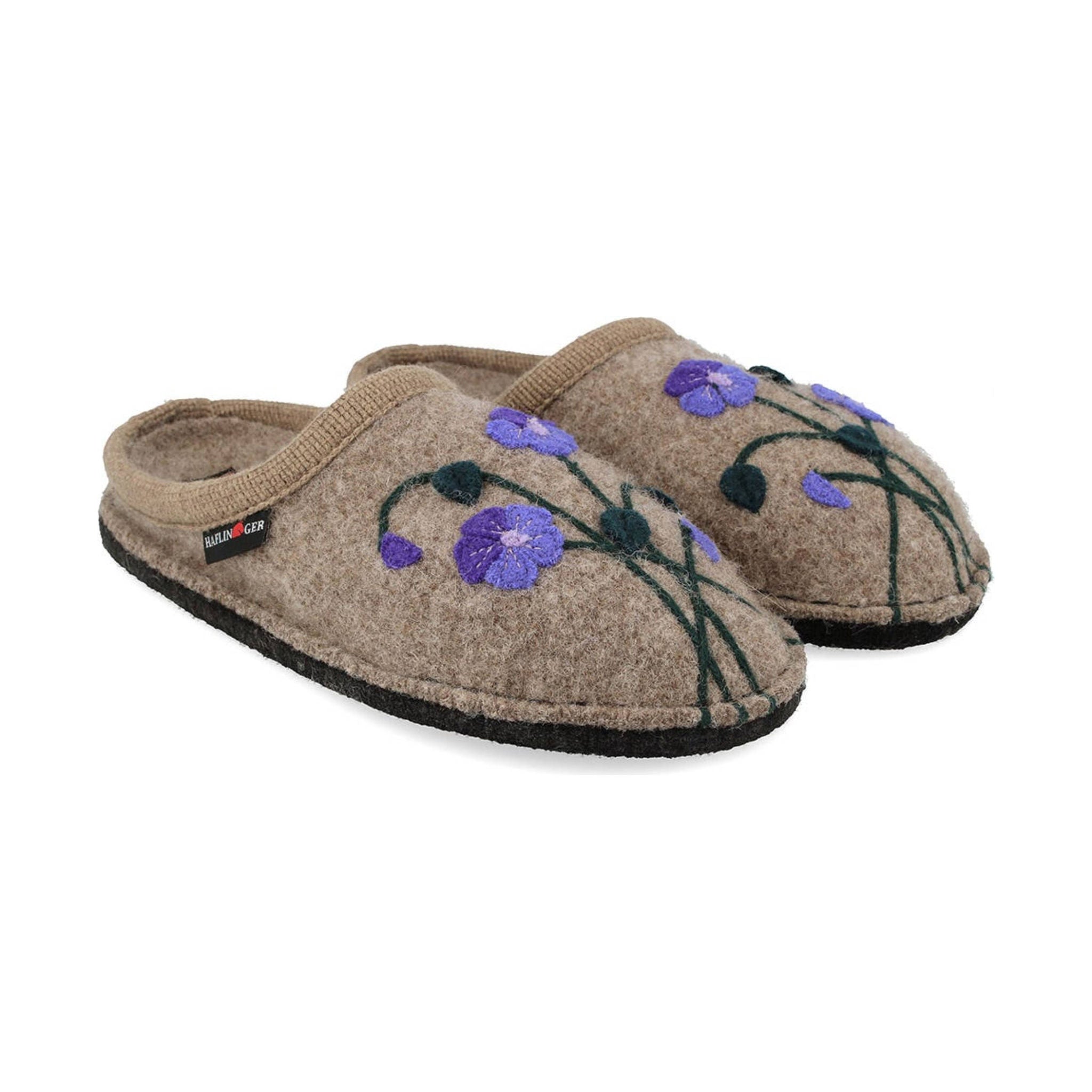 Haflinger Viola Slippers - Beige by Lenny's Shoe & Apparel