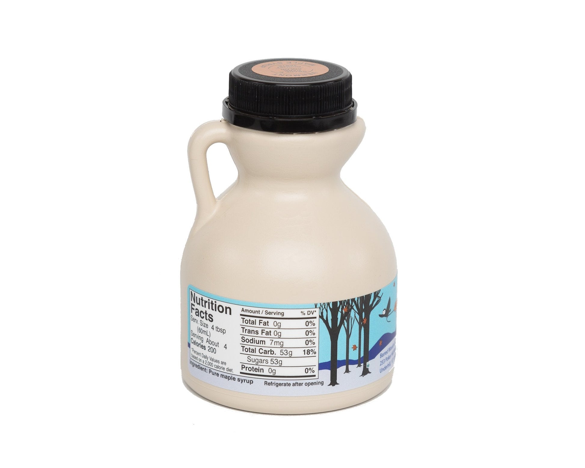 Case of 12 1/2 Pint Jugs, Perfect for Favors or to Say Thanks by Barred Woods Maple