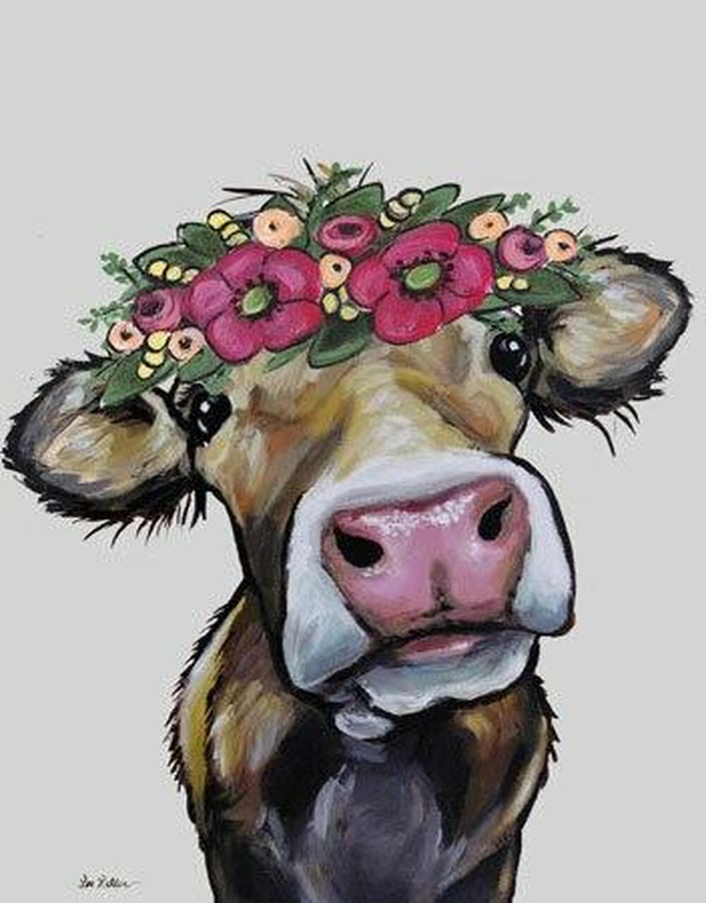 Tin Sign - Hazel the Cow by Homeportonline