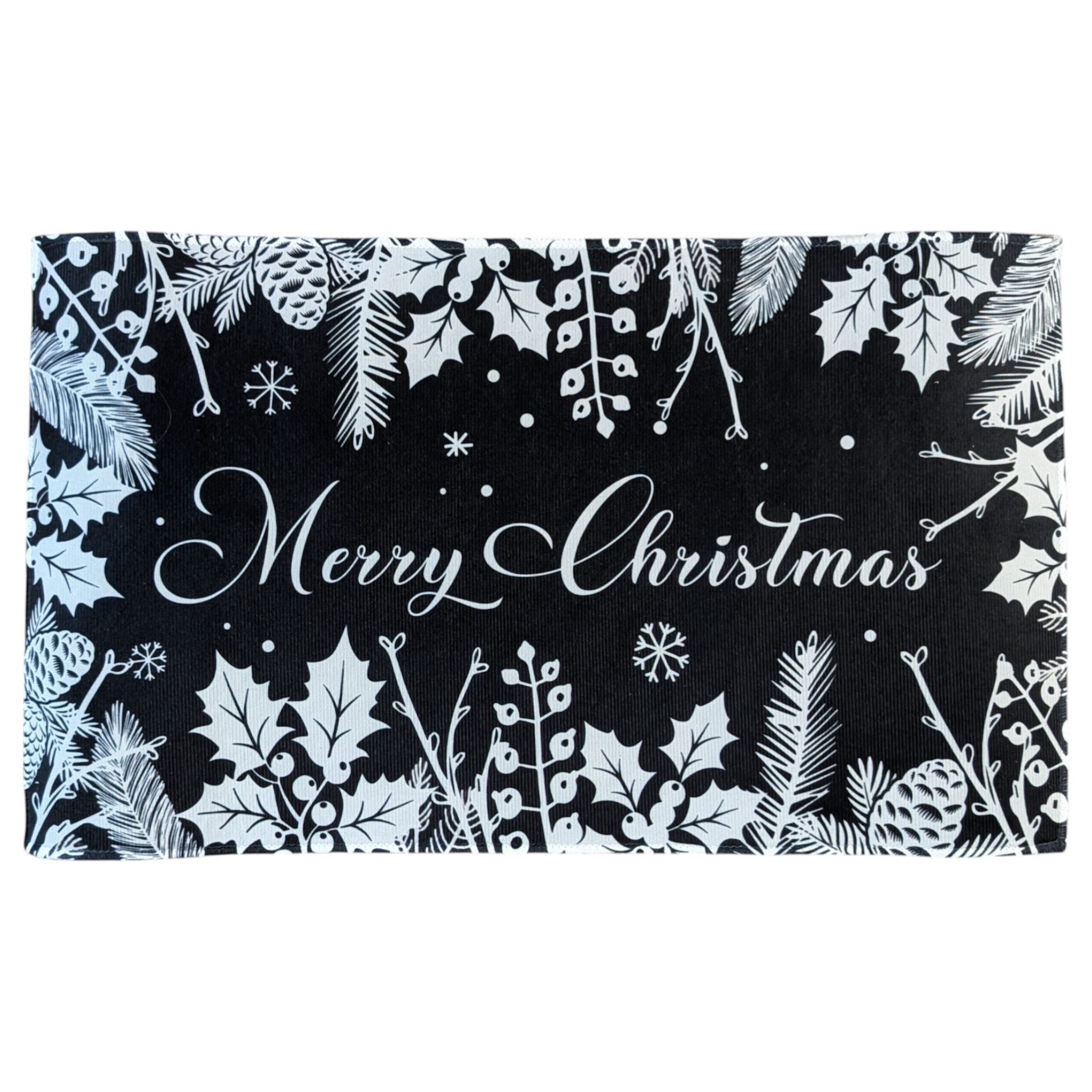 Merry Christmas Welcome Mat - 29" x 16"