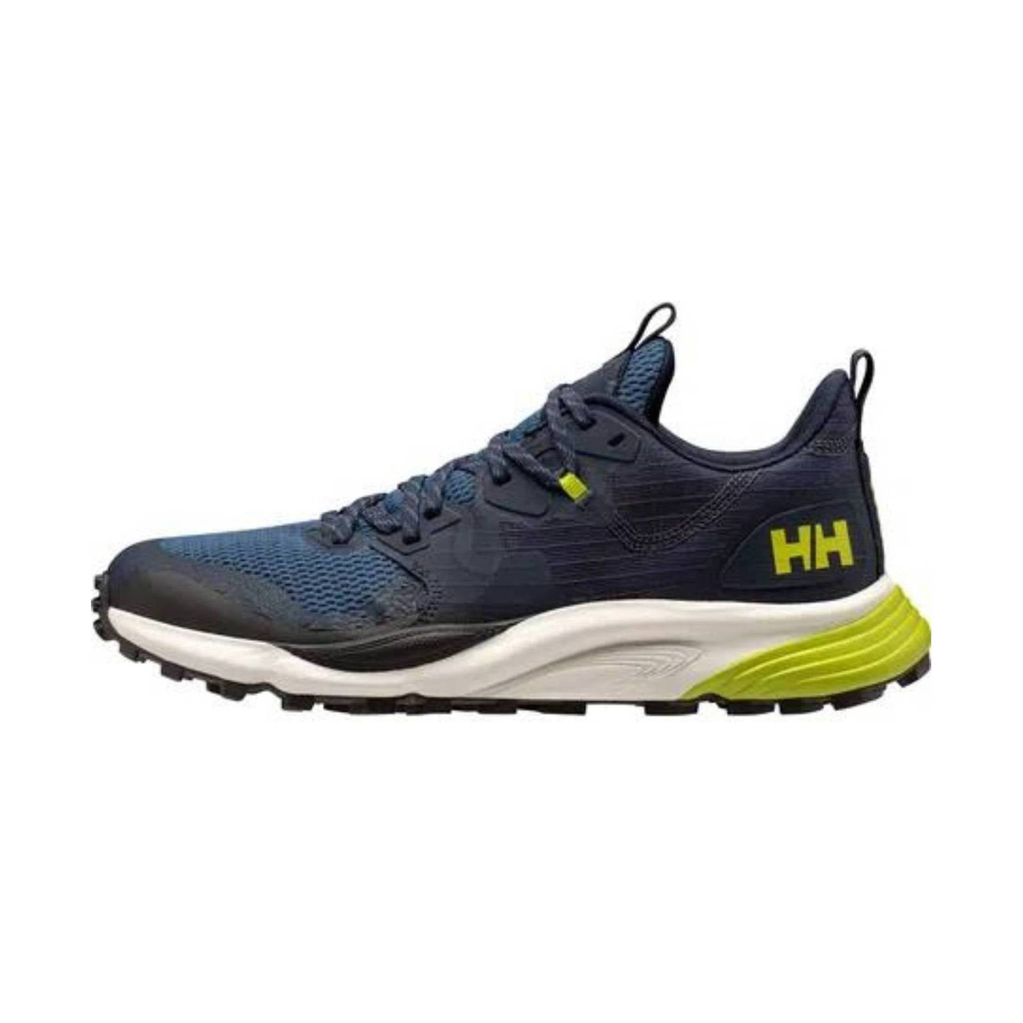 Helly Hansen Men's Falcon Trail Running Shoes - Saphire Navy/Sweet Lime by Lenny's Shoe & Apparel