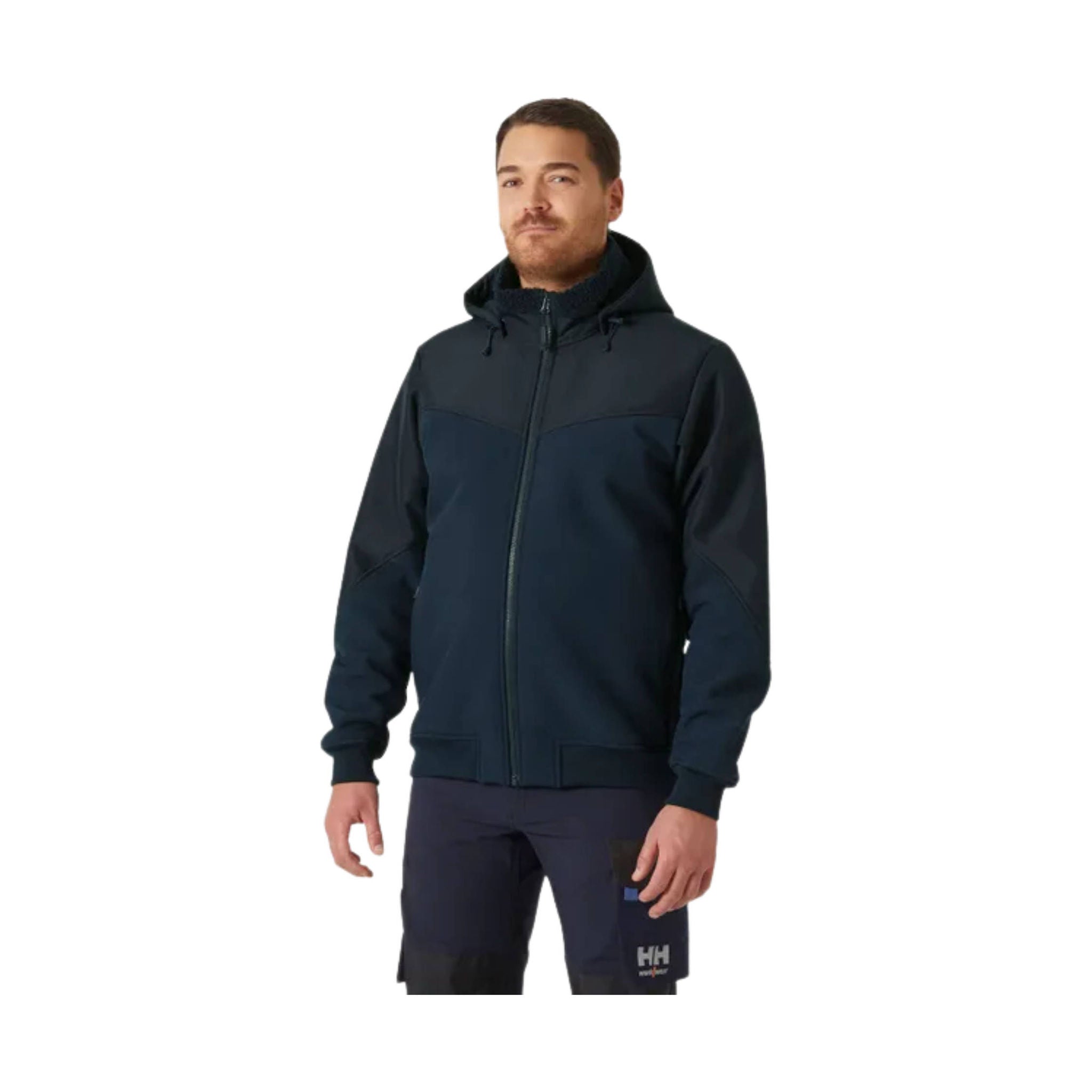 Helly Hansen Men's Oxford Winter Softshell Jacket - Navy by Lenny's Shoe & Apparel