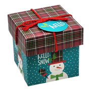 Gift Box Cube for Gift Cards - 3" x 3" -  Hello Snow