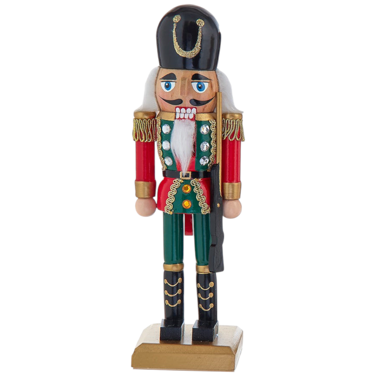 Nutcracker Soldier - Green Pants - 10 Inches