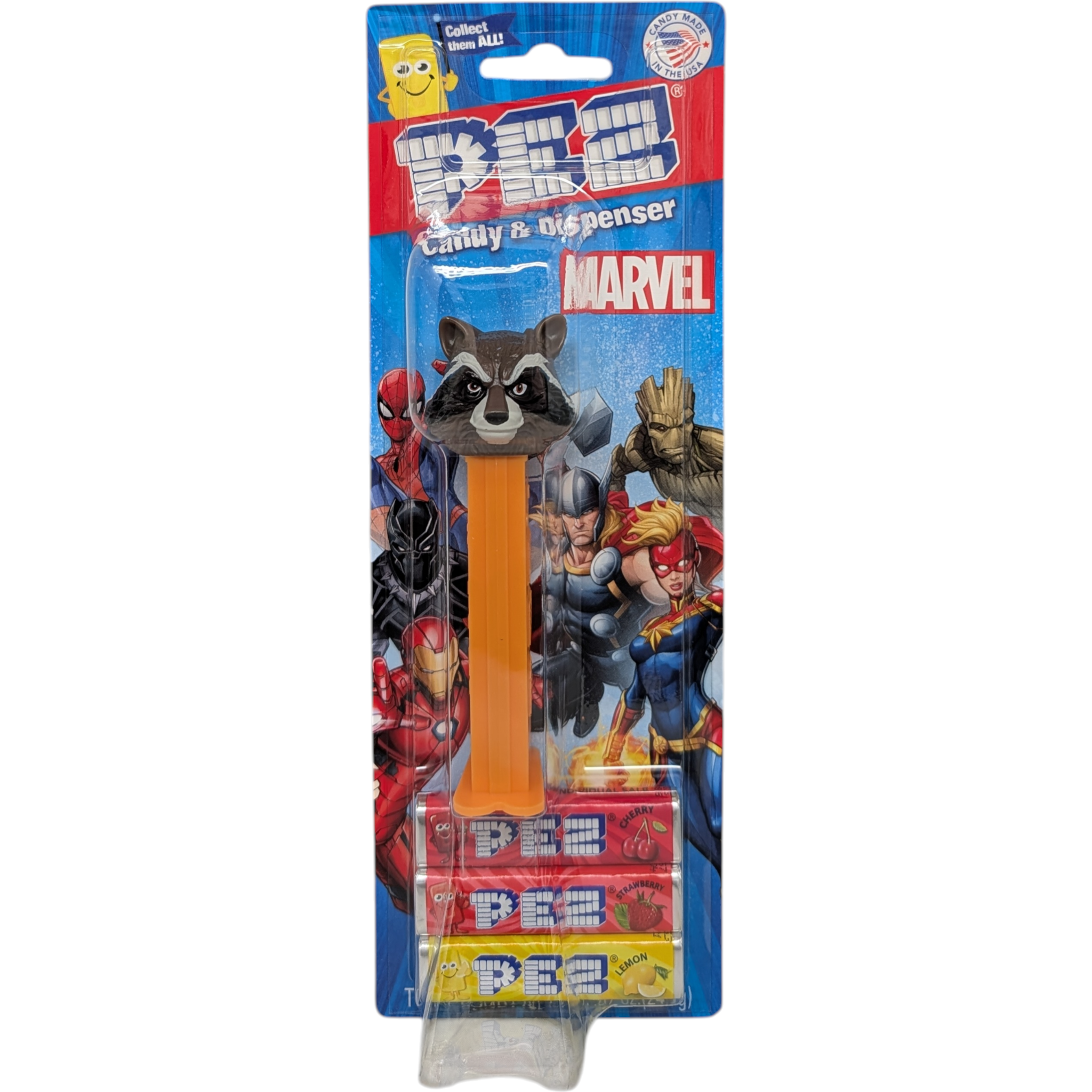 Pez Candy Dispenser - Marvel - Rocket
