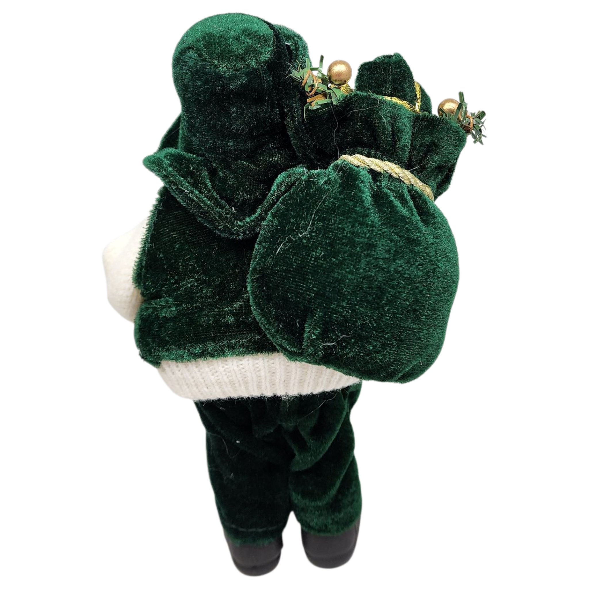 Lucky Leprechaun Santa Figurine Ornament - 9 inches