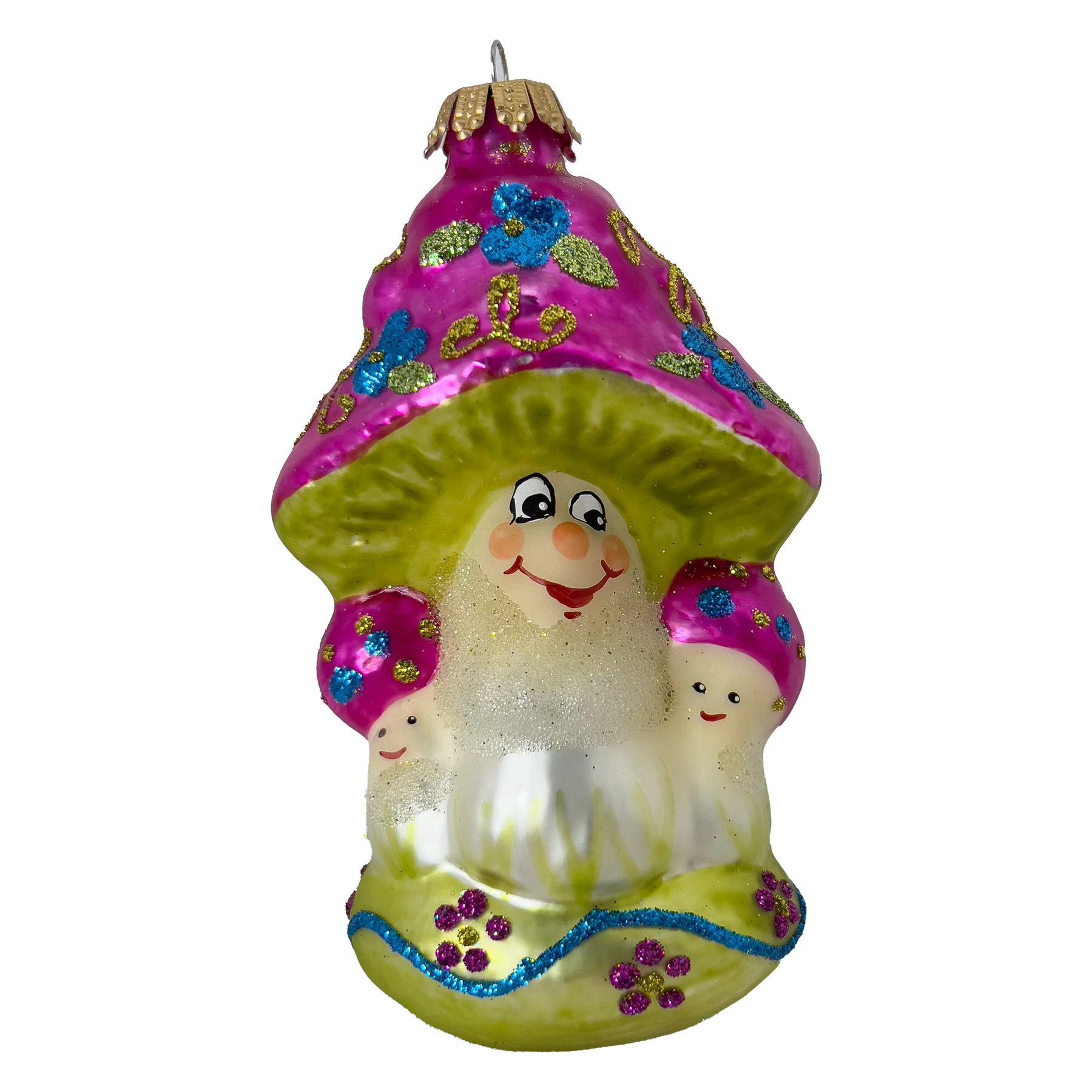 Enchanted Mushroom Pink Figurine