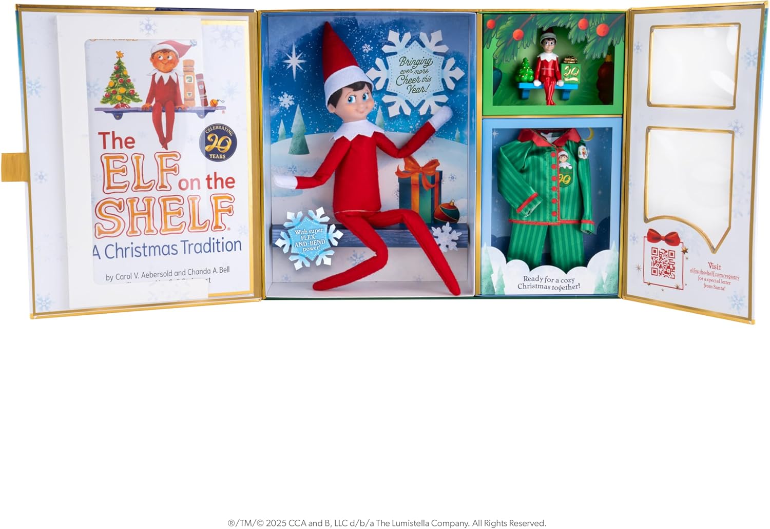 The Elf on the Shelf Ltd 20th Anniversary Boy Blue Eyes