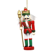 Wood Nutcracker Ornament - King