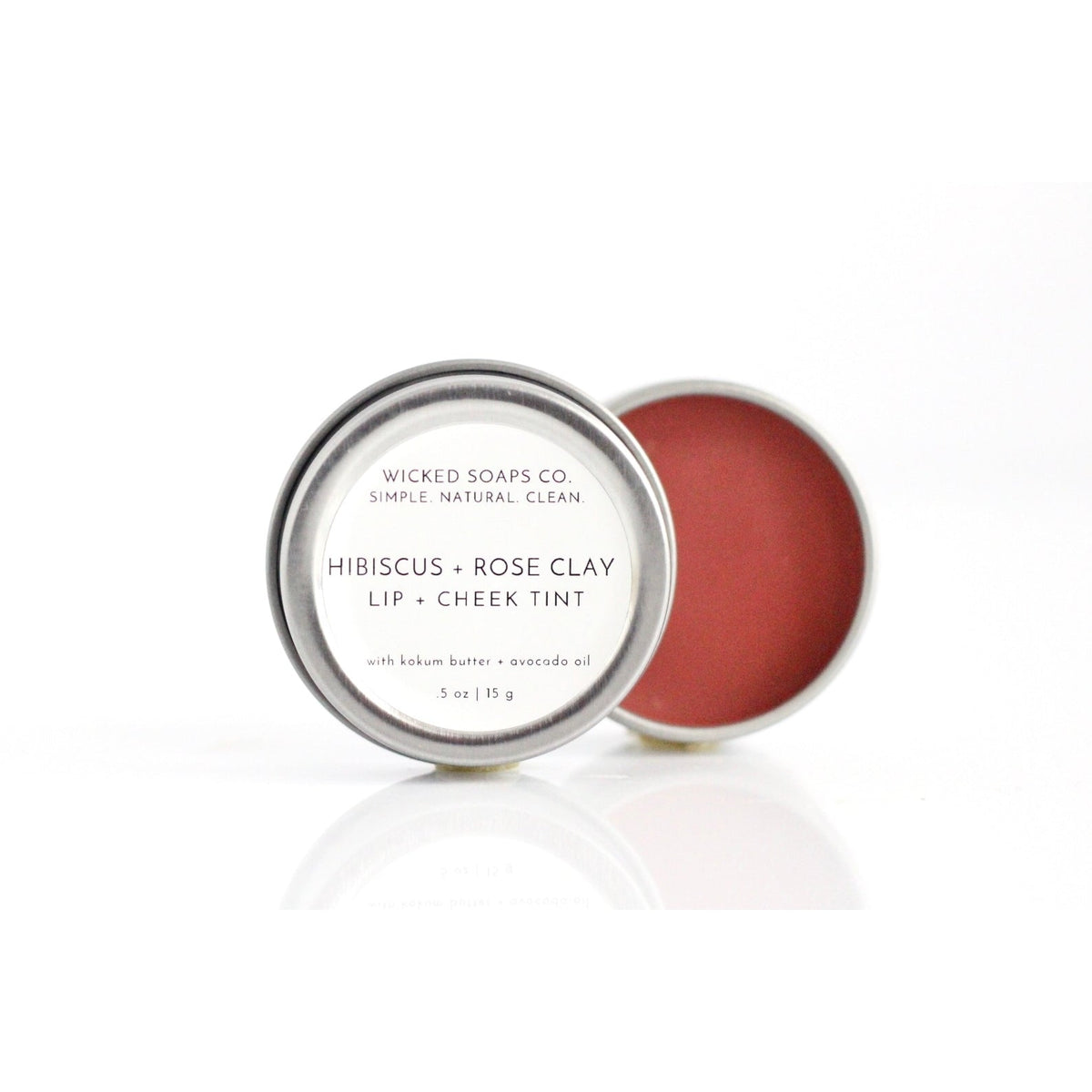 Hibiscus + Rose Clay Lip + Cheek Tint